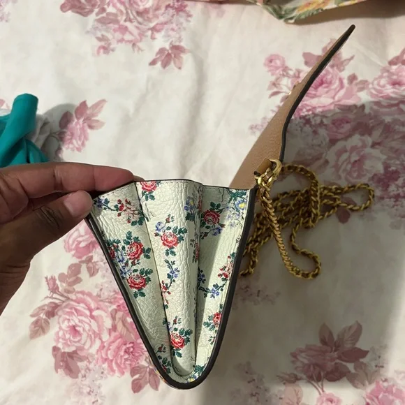 Tory Burch Britten Yellow Floral Wallet Crossbody 💛💐 - Picture 4 of 8